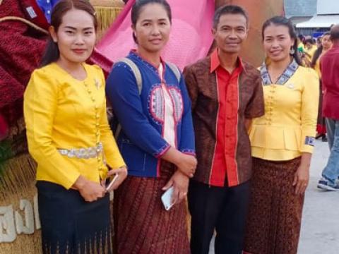 วันหัวผักกาดขาว วีถีชุมชน คนสามเผ่า ของตีเมืองกระสัง"และงาน