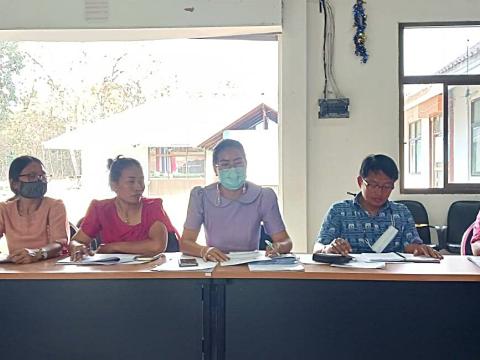 ประชุมพนักงานส่วนตำบล พนักงานจ้าง ประจำเดือน