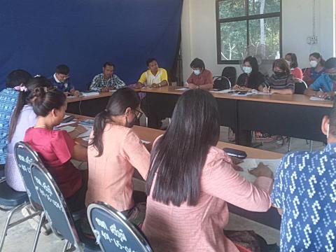 ประชุมพนักงานส่วนตำบล พนักงานจ้าง ประจำเดือน