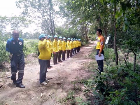 โครงการฝึกอบรมหลักสูตรชุดปฏิบัติการจิตอาสาภัยพิบัติ ประจำตำบลศรี