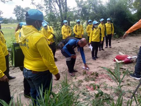 โครงการฝึกอบรมหลักสูตรชุดปฏิบัติการจิตอาสาภัยพิบัติ ประจำตำบลศรี